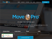 Tablet Screenshot of moveitpro.com